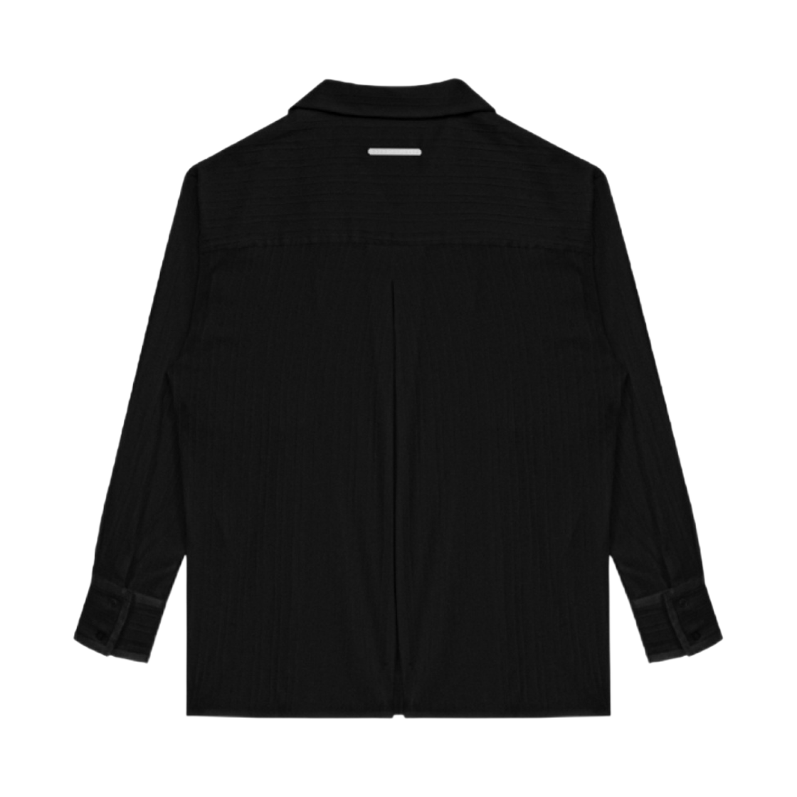 (W) 트리밍버드 이지 웨어 셋 업 셔츠 블랙((W) Treemingbird Easy Wear Set Up Shirts Black) - 2