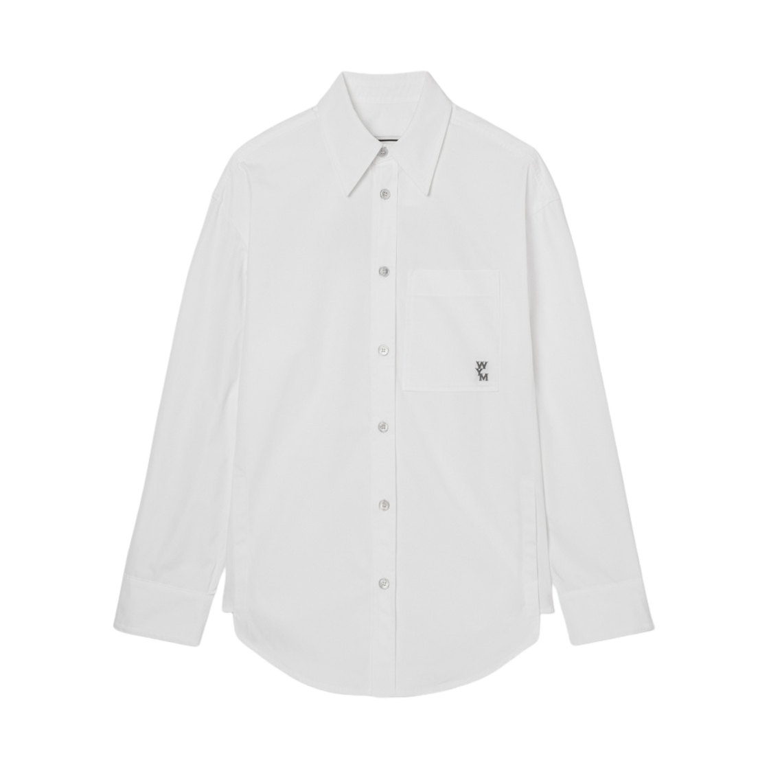 (W) 우영미 코튼 백로고 셔츠 화이트 - 23FW((W) Wooyoungmi Cotton Back Logo Shirt White - 23FW) - 2