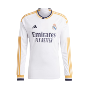 Adidas Real Madrid 2023/24 Home Long Sleeve Jersey White - US Sizing (Non Marking Ver.)