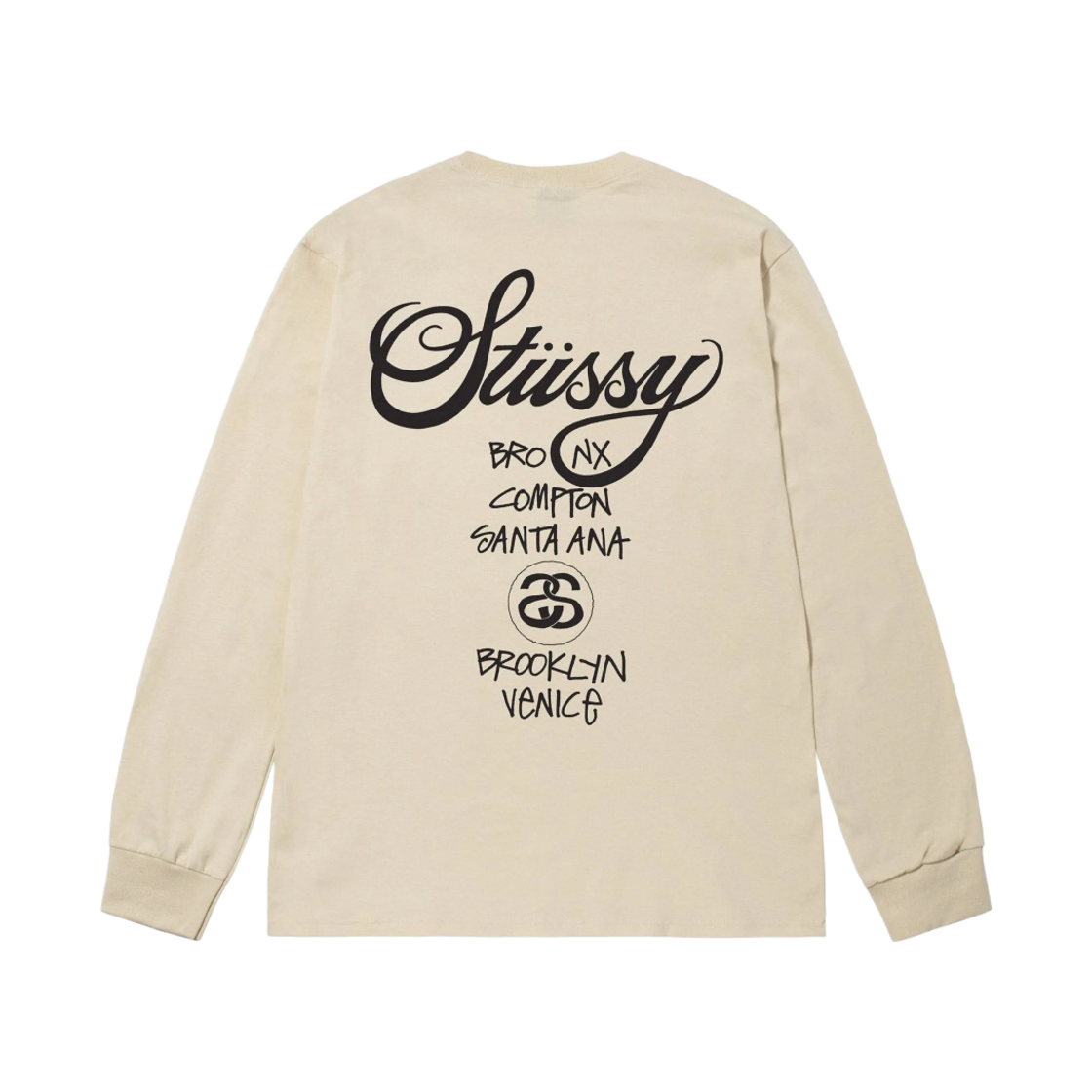 스투시 월드투어 롱슬리브 티셔츠 퍼티(Stussy World Tour LS T-Shirt Putty) - 2