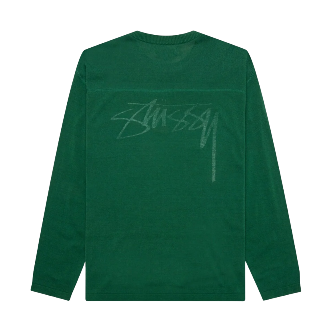 stussy football sweater サマーニット 스투시 풋볼 스웨터 그린 | Stussy | KREAM