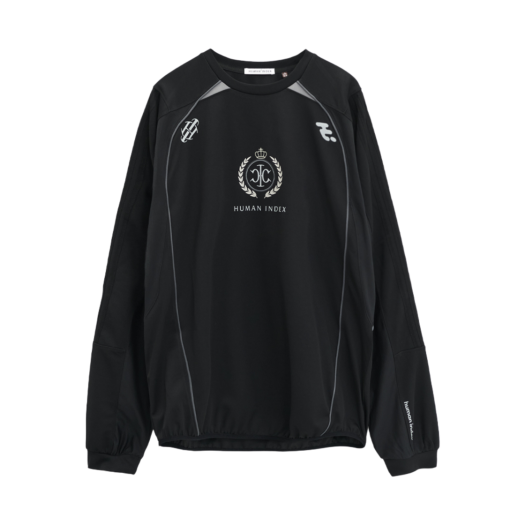 HM4ETL1901B0 Polyteru Human Index Index Jersey Long Sleeve Black