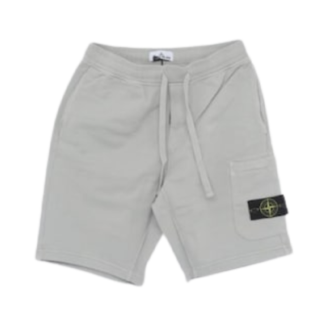 K1S1562000-12S0051-V0061 Stone Island 6200012 Organic Cotton Fleece Pocket Details Cargo Bermuda Shorts Pearl Grey - 25SS - 대표 이미지 #1