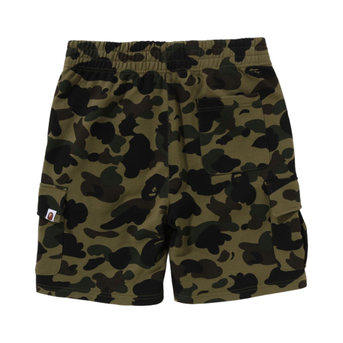 베이프 퍼스트 카모 6 포켓 스웨트쇼츠 아미 그린(BAPE 1st Camo 6 Pocket Sweatshorts Army Green) - 2