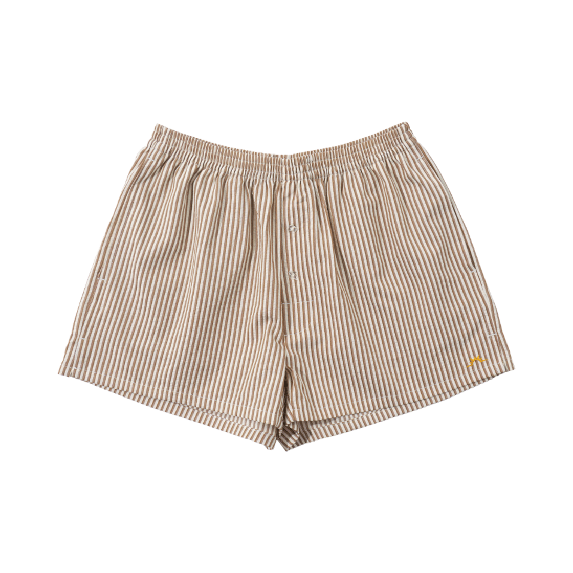 헬로선라이즈 복서 반바지(W) 브라운(Hello Sunrise Boxer Shorts(W) Brown)