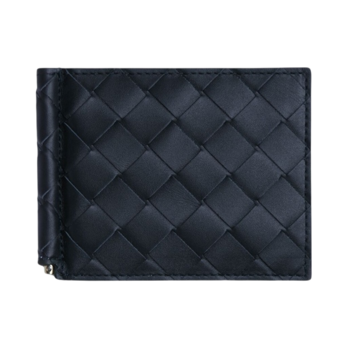 보테가 베네타 인트레치아토 빌 클립 지갑 스페이스 폴른(Bottega Veneta Intrecciato Bill Clip Wallet Space Pollen) - 1