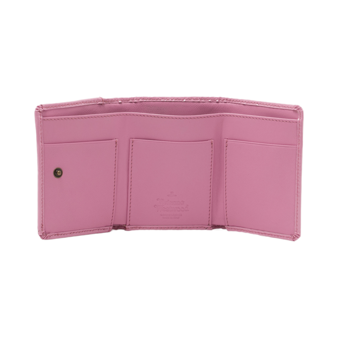 비비안 웨스트우드 페이턴트 트라이폴드 미니 월렛 핑크(Vivienne Westwood Patent Tri-Fold Mini Wallet Pink) - 2