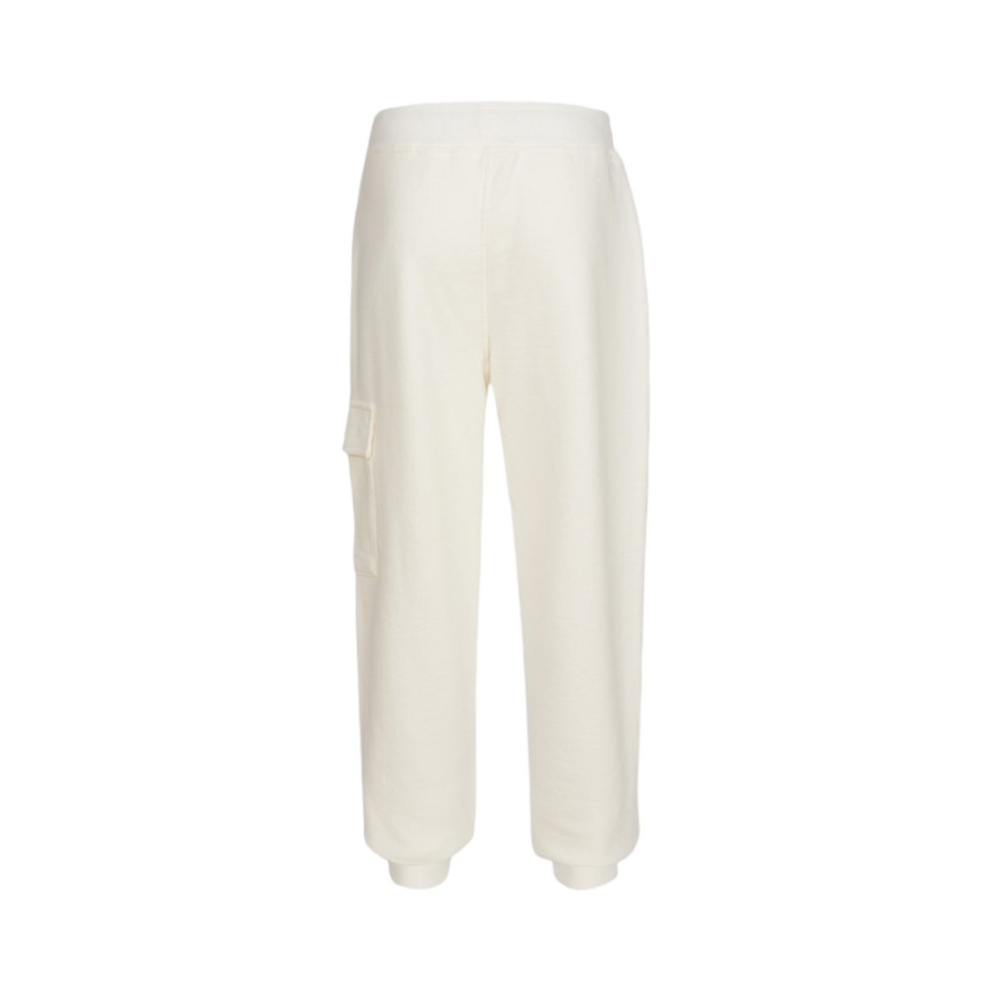 (키즈) C.P. 컴퍼니 U16 베이직 플리스 카고 트랙 팬츠 거즈 화이트 - 23SS((Kids) C.P. Company U16 Basic Fleece Cargo Track Pants Gauze White - 23SS) - 2