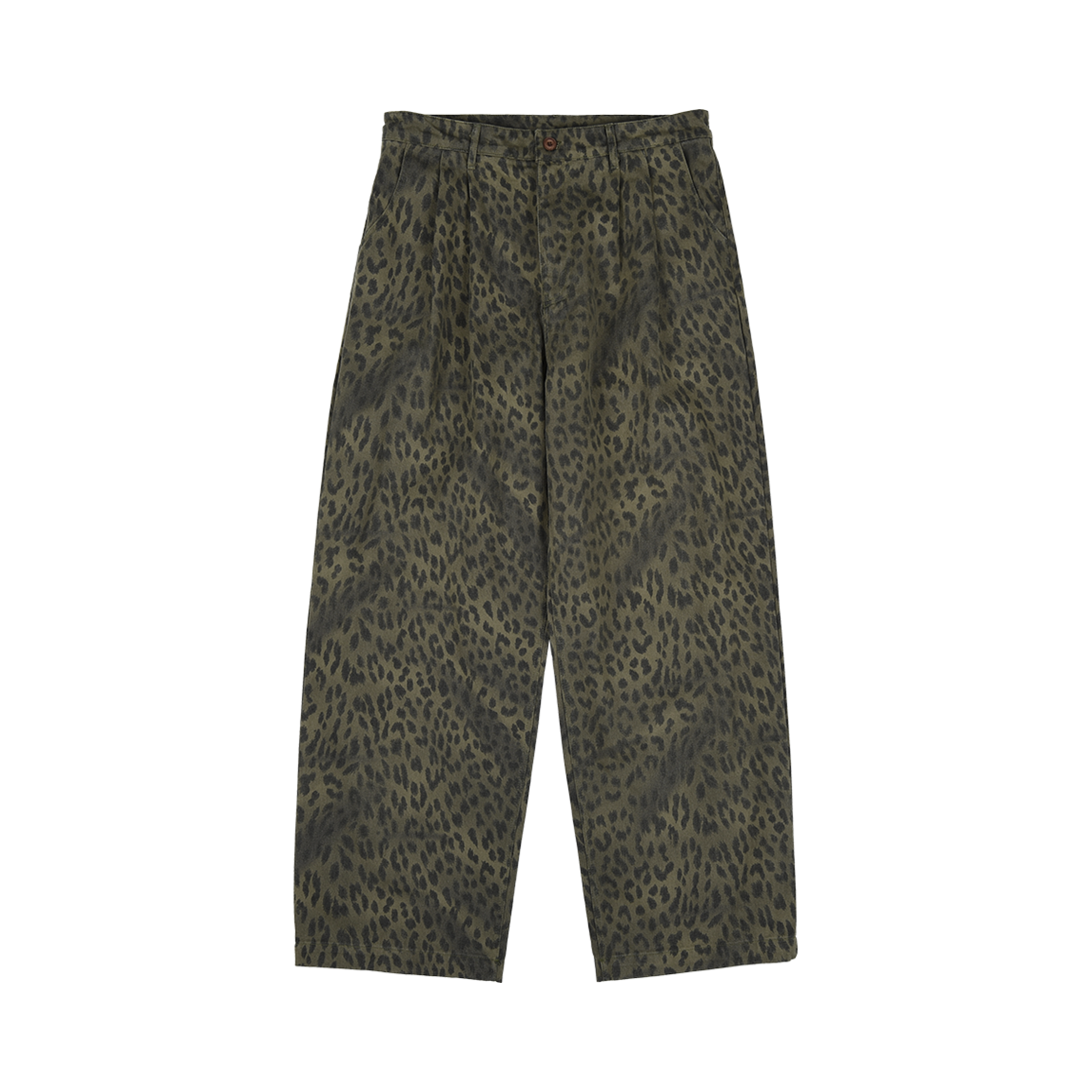 ersco-0013 ersco Leopard Baggy Trousers Khaki