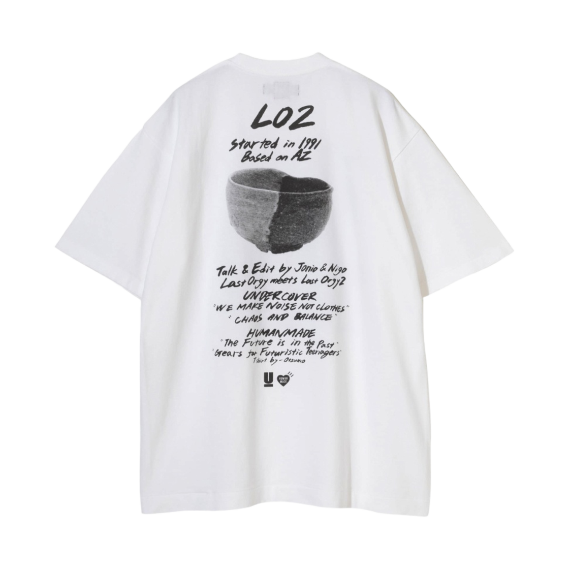 휴먼 메이드 x 언더커버 라스트 올지 2 숏슬리브 티셔츠 골드 화이트(Human Made x Undercover Last Orgy 2 S/S T-Shirt Gold White) - 2