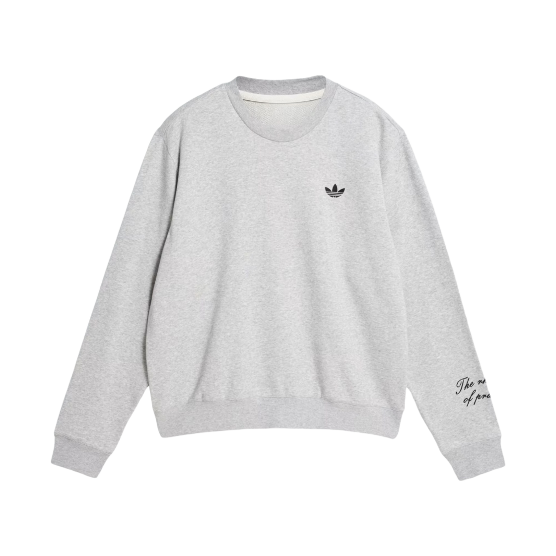 아디다스 x 웨일스 보너 롱슬리브 크루 탑 미디움 그레이 헤더 - KR 사이즈(Adidas x Wales Bonner Long Sleeve Crew Top Medium Grey Heather - KR Sizing) - 2