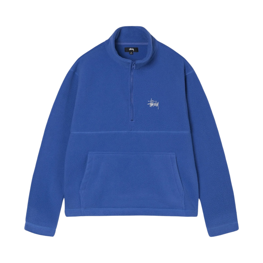 스투시 하프 집 모크넥 페리윙클(Stussy Half Zip Mock Neck Periwinkle) - 1
