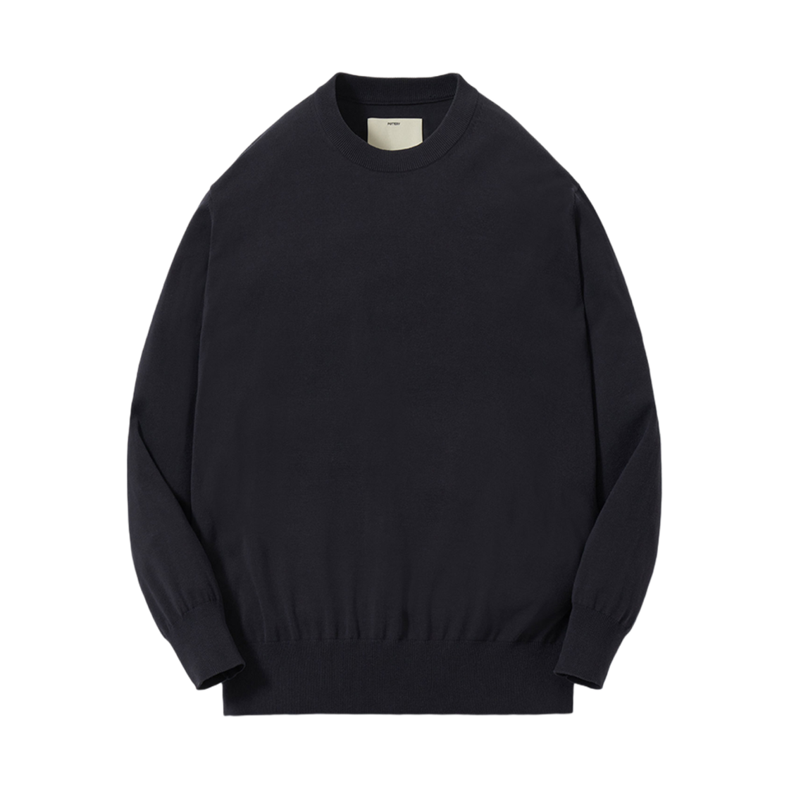 포터리 컴포트 크루넥 니트 아이스 코튼 다크 네이비(Pottery Comfort Crewneck Knit Ice Cotton Dark Navy) - 1