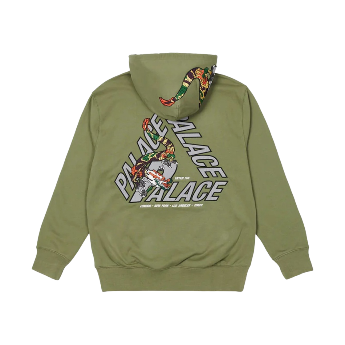 팔라스 드래곤 P-3 후드 올리브 - 22FW(Palace Dragon P-3 Hood Olive - 22FW) - 1
