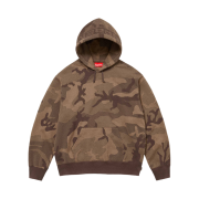 Supreme Jacquard Stripe Hooded Sweatshirt Brown Camo - 24SS