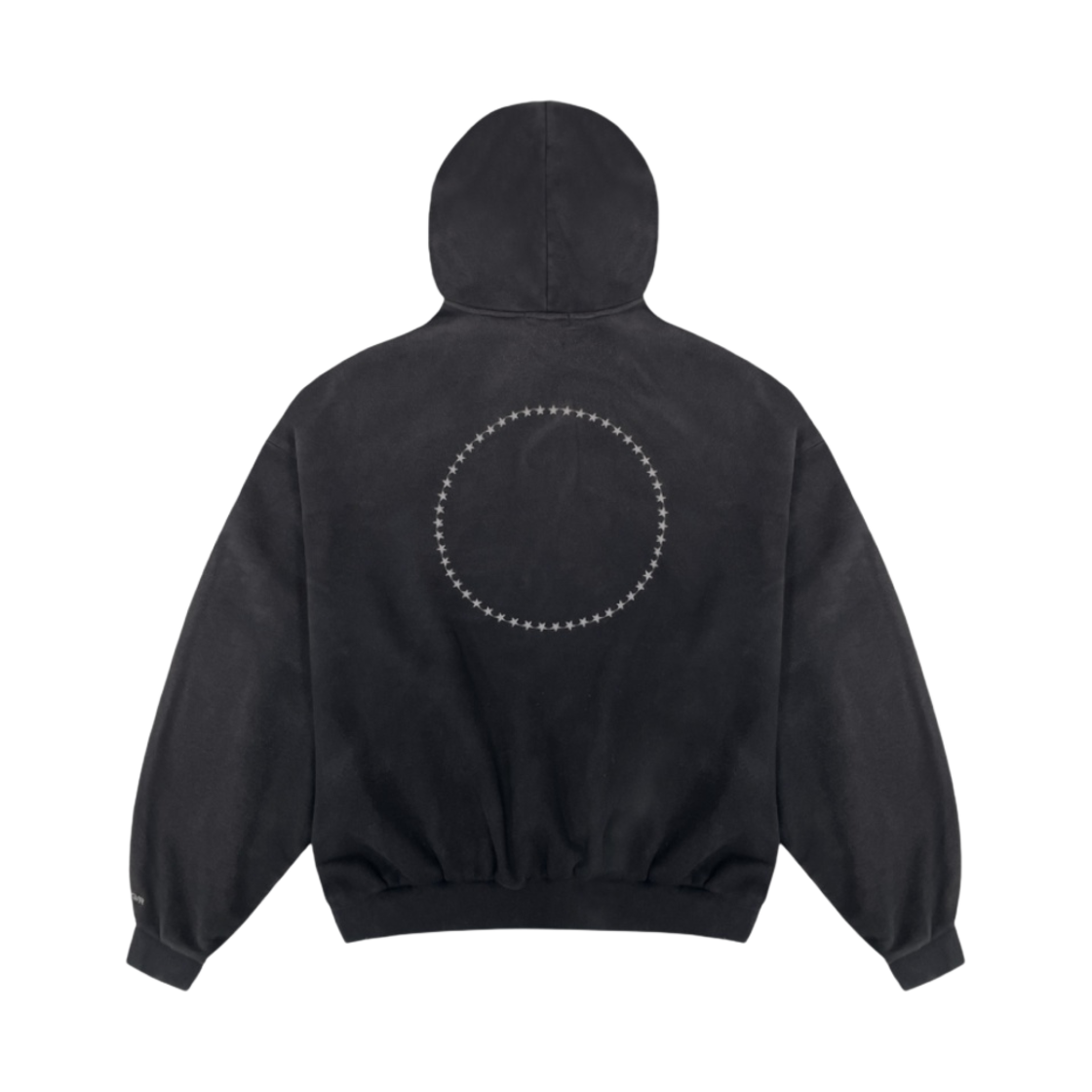 프로젝트 G/R TGS 자수 워시드 후드 빈티지 블랙(Project G/R TGS Embroidered Washed Hoodie Vintage Black) - 2