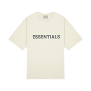 Essentials 3D Silicon Applique Boxy T-Shirt Buttercream 2020