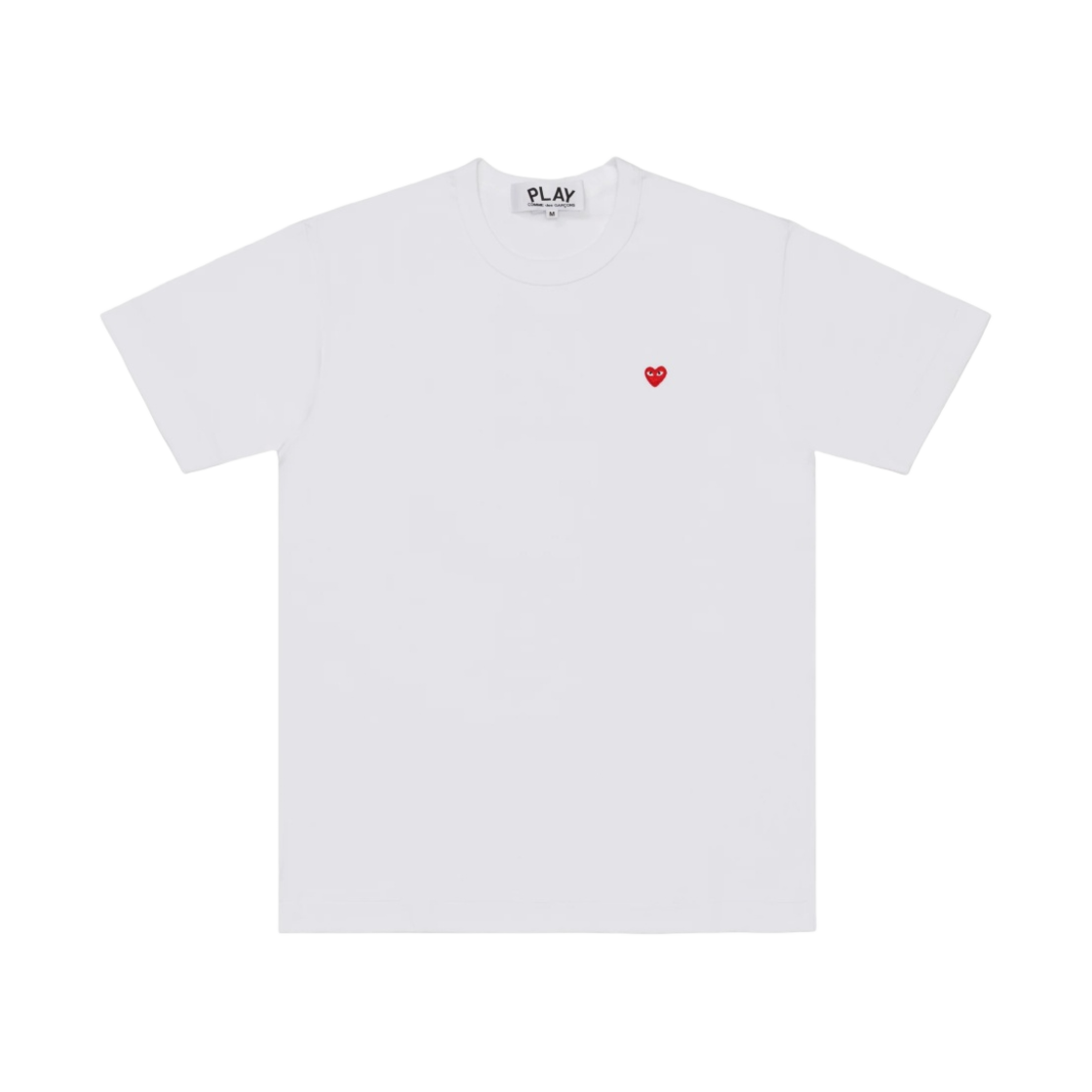 플레이 꼼데가르송 플레이 CDG 티셔츠 화이트(Play Comme des Garcons Play CDG T-Shirt White) - 1