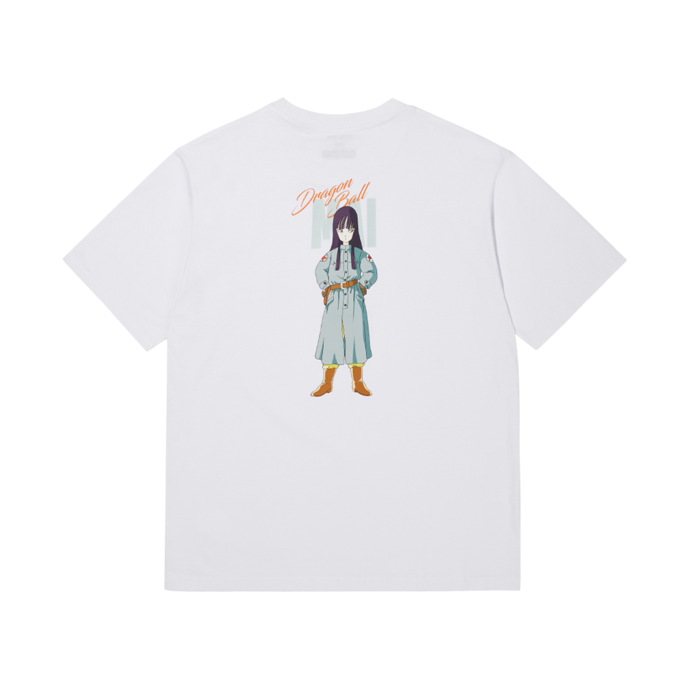 드래곤볼 그래픽 티셔츠 Vol.2 마이 화이트(DB Graphic T-shirt VOL.2 Mai White)