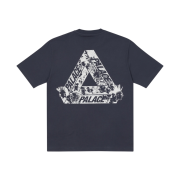 Palace Tri-Heads T-Shirt Navy - 21FW