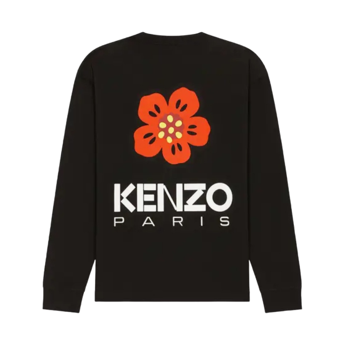 겐조 보케 플라워 자수 롱슬리브 티셔츠 블랙(Kenzo Boke Flower Embroidered Long Sleeve T-Shirt Black) - 1