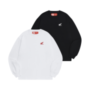 Honda 2Pack Original Wing Logo Long Sleeve White / Black
