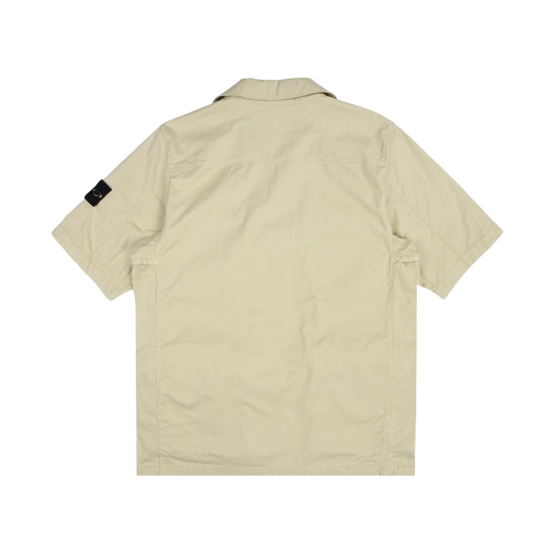 스톤 아일랜드 10210 스트레치 코튼 개버딘 숏슬리브 오버셔츠 에크루 - 21FW(Stone Island 10210 Stretch Cotton Gabardine Short Sleeve Overshirt Ecru - 21FW) - 2