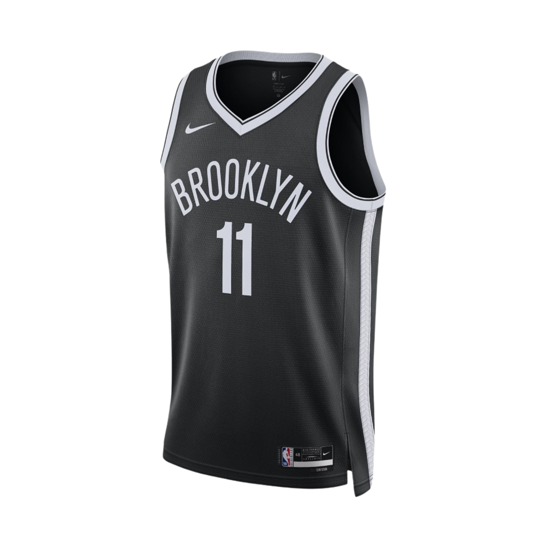 나이키 카이리 어빙 브루클린 네츠 아이콘 에디션 2022/23 NBA 스윙맨 저지 블랙(Nike Kyrie Irving Brooklyn Nets Icon Edition 2022/23 NBA Swingman Jersey Black)