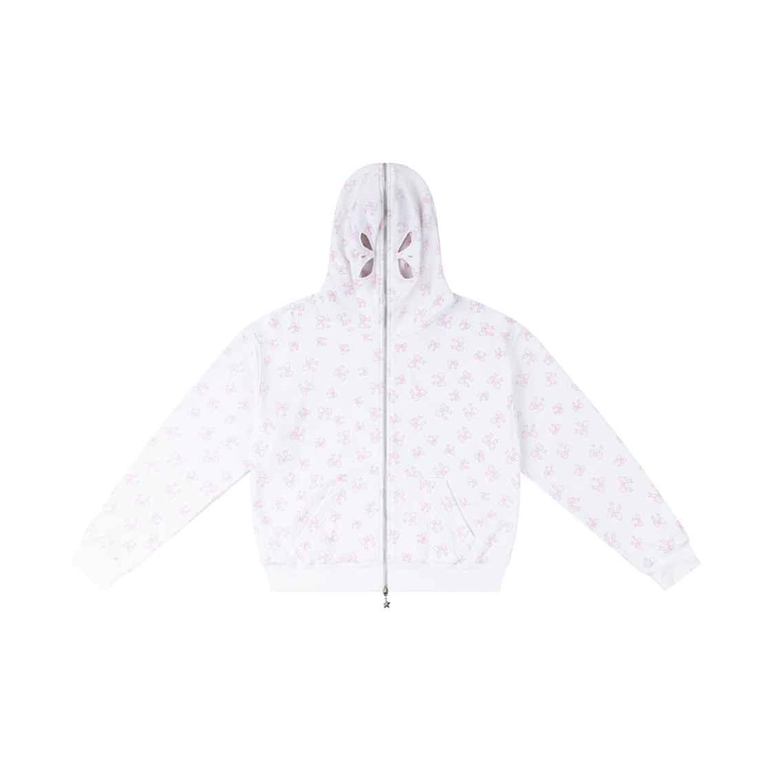 (W) 애슐리 윌리엄스 보우 버터플라이 후드 화이트((W) Ashley Williams Bow Butterfly Hoodie White)