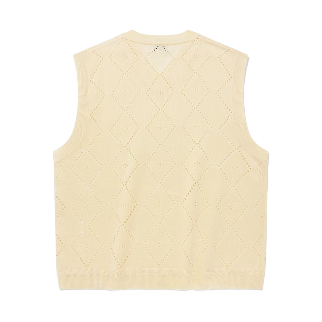 커버낫 아가일 니트 베스트 크림(Covernat Argyle Knit Vest Cream) - 2
