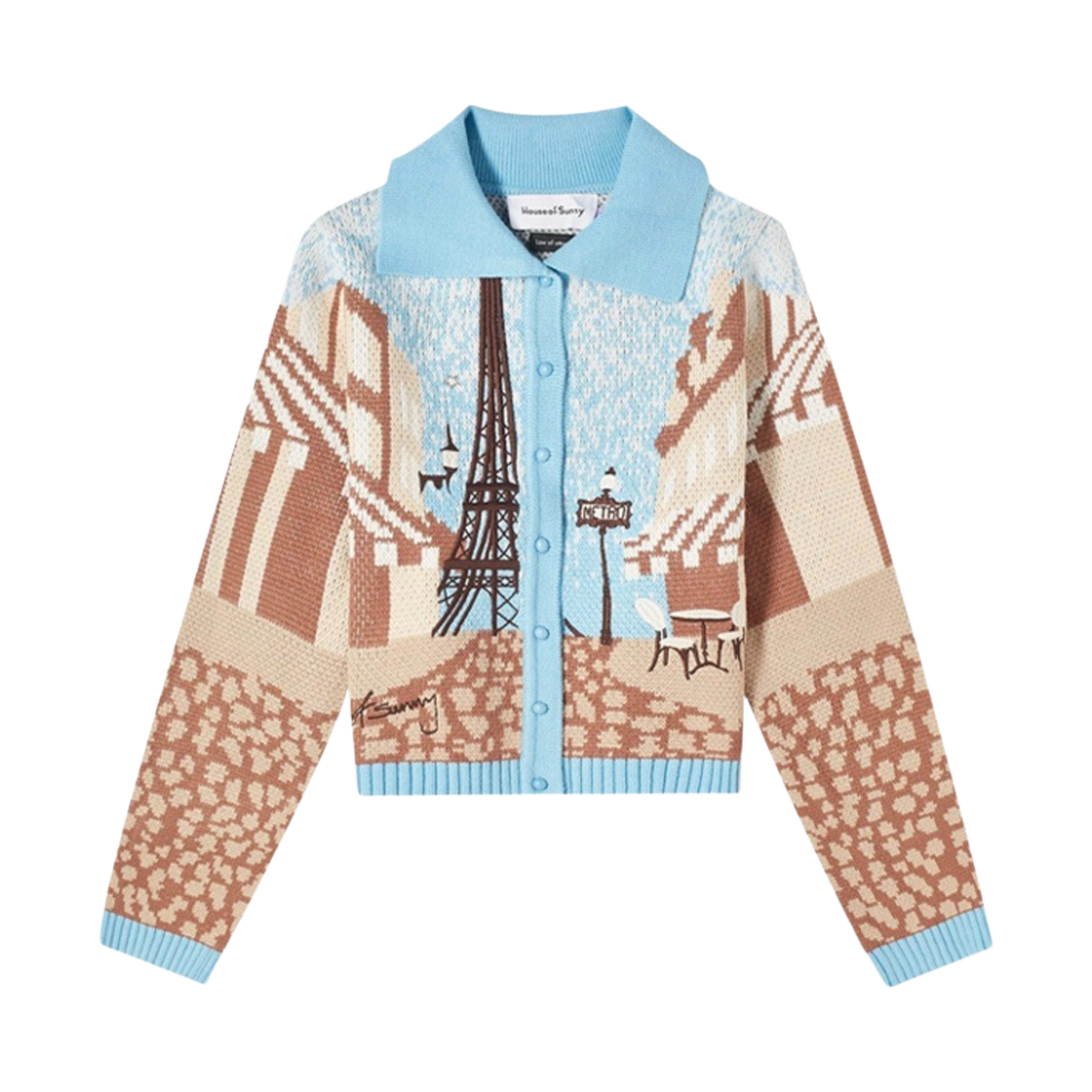 HSGD343RB House of Sunny Women Randevu Tripper Cardigan Multi