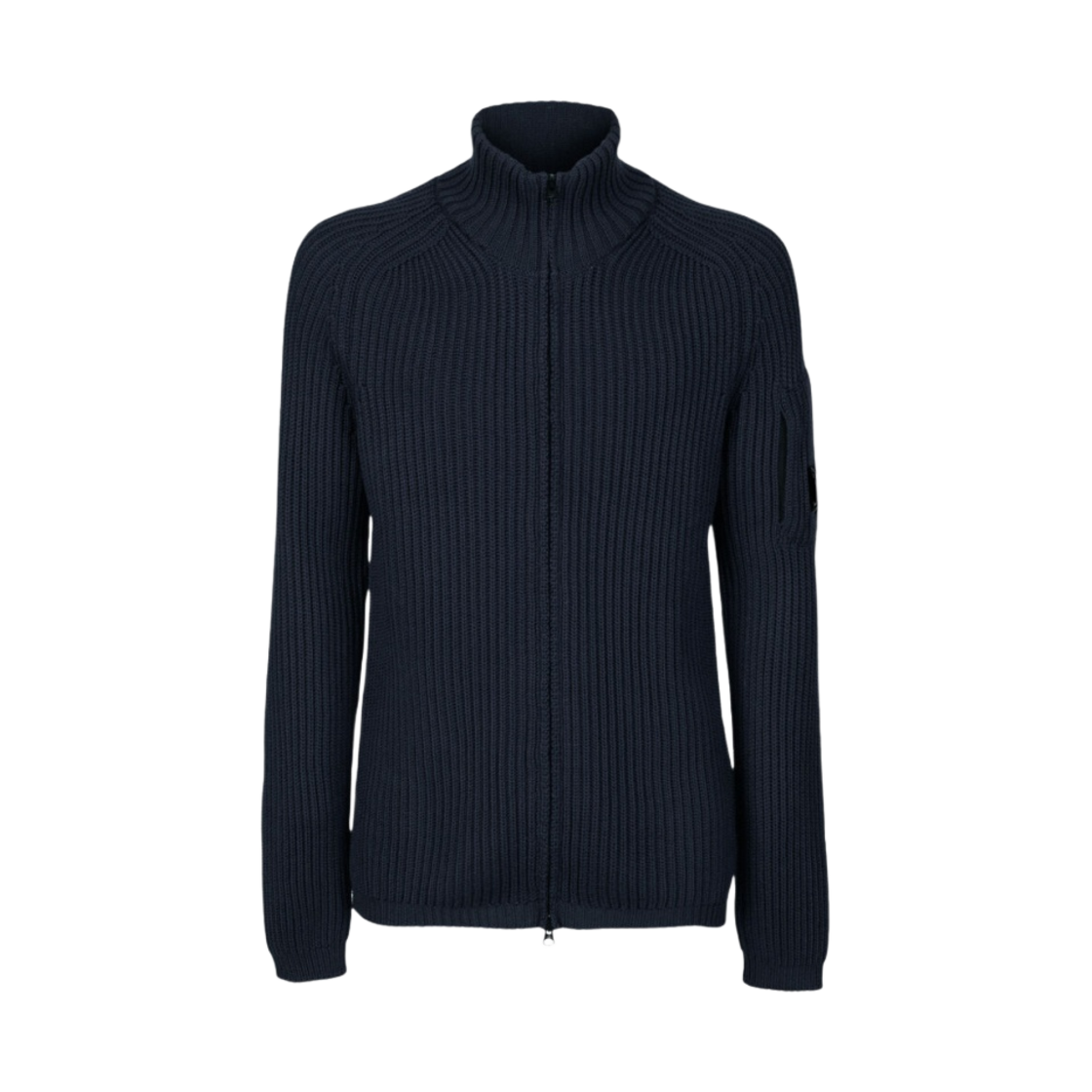 C.P. 컴퍼니 메리노 울 지퍼 점퍼 네이비 - 22FW(C.P. Company Merino Wool Zipped Jumper Navy - 22FW) - 1