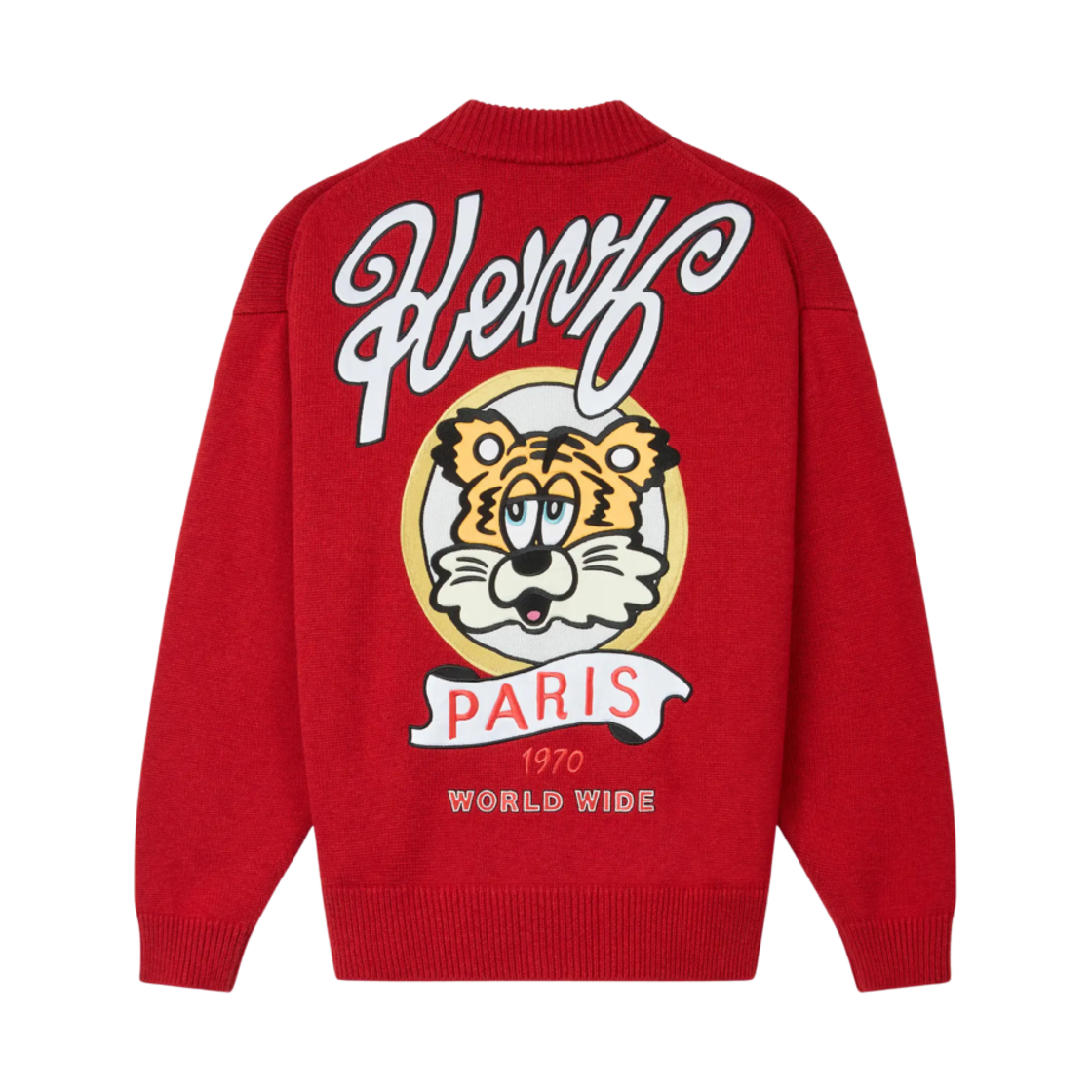 겐조 x 베르디 마켓 젠더리스 가디건 딥 오렌지(Kenzo x Verdy Market Genderless Cardigan Deep Orange)