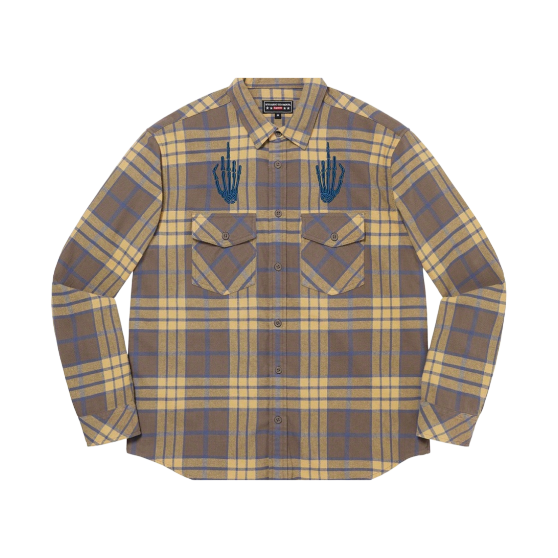 슈프림 x 히스테릭 글래머 플래드 플란넬 셔츠 브라운 - 21SS(Supreme x Hysteric Glamour Plaid Flannel Shirt Brown - 21SS) - 1