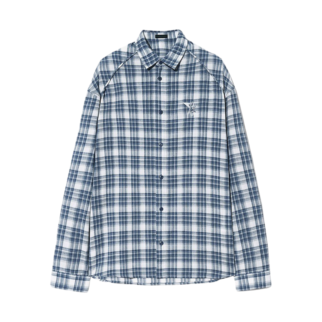 TIP_240 THE IDENTITY PROJECT Washed Check Pattern Shirts Skyway