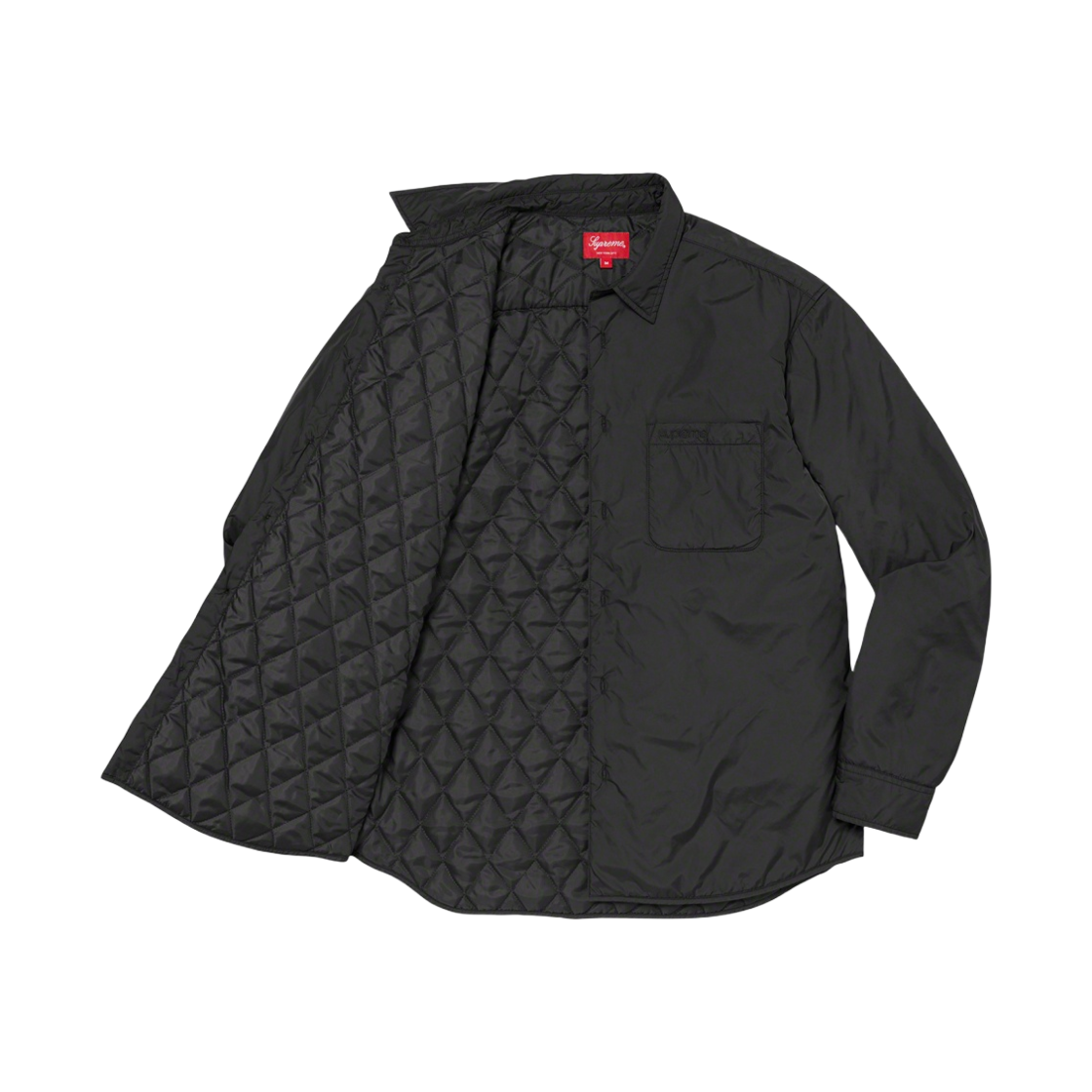 슈프림 나일론 필드 셔츠 블랙 - 22FW(Supreme Nylon Filled Shirt Black - 22FW) - 2