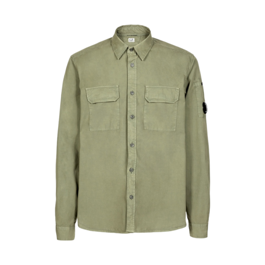 C.P. Company Gabardine Shirt Bronze Green - 23SS