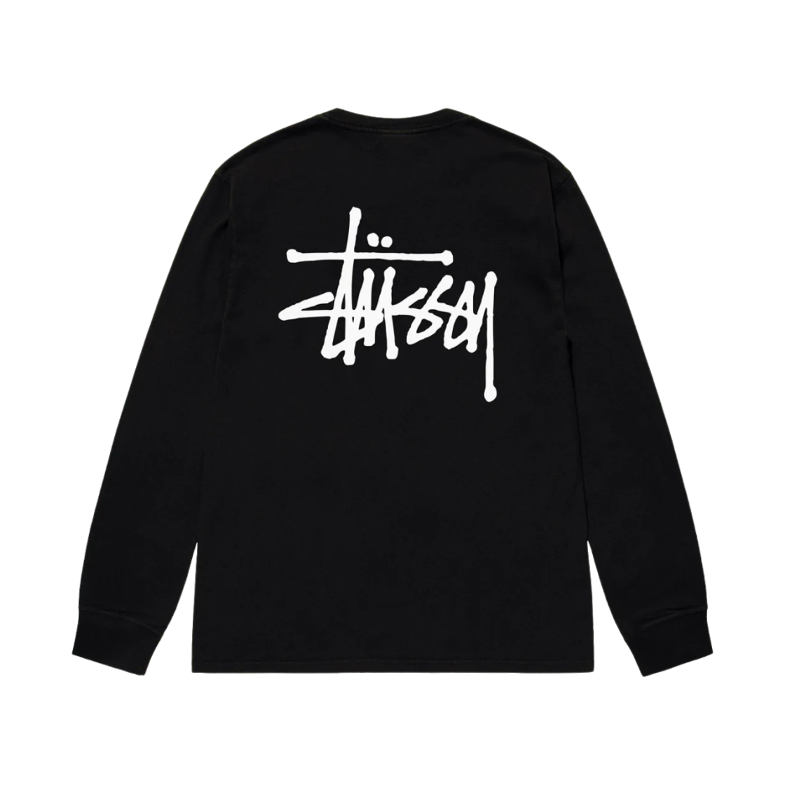 스투시 베이직 스투시 롱슬리브 티셔츠 블랙 2023(Stussy Basic Stussy LS T-Shirt Black 2023)