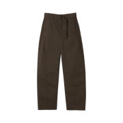 Lemaire Twisted Belted Pants Garment Dyed Denim Espresso