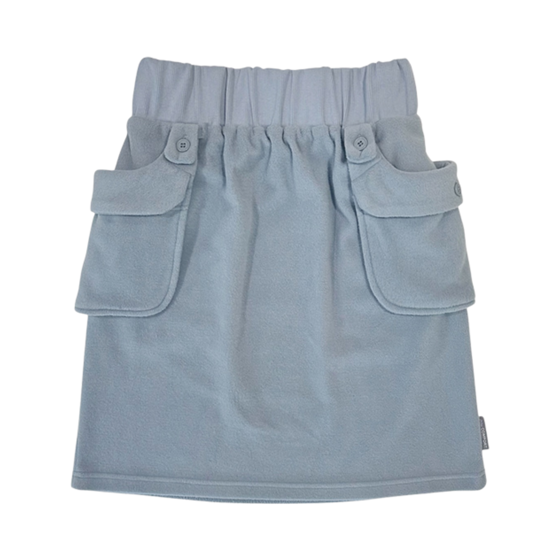 (W) 지초이 플리스 포켓 스커트 페일 블루((W) Jichoi Fleece Pocket Skirt Pale Blue)