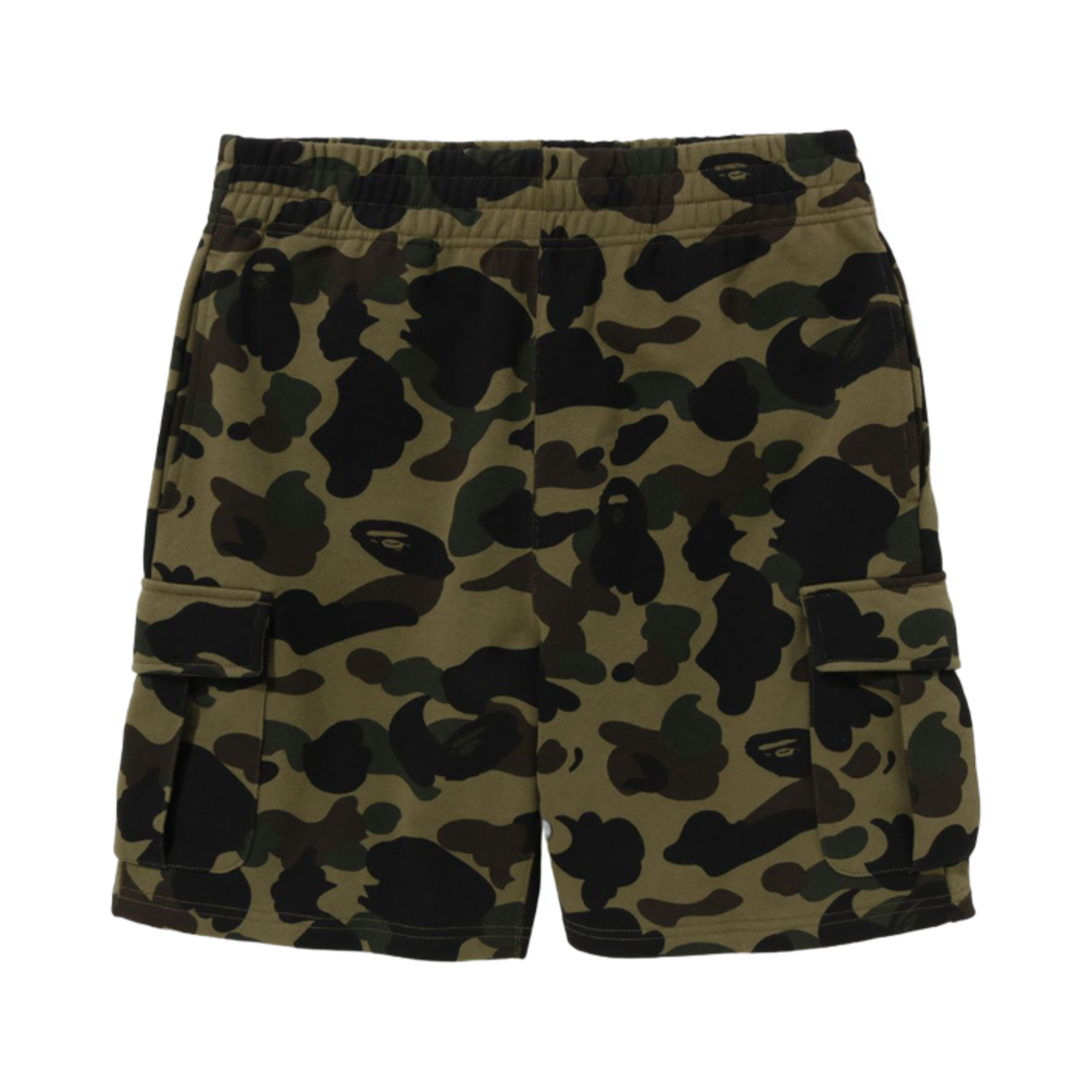 베이프 퍼스트 카모 6 포켓 스웨트쇼츠 아미 그린