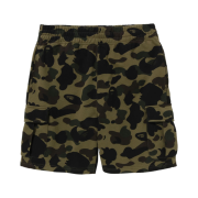 BAPE 1st Camo 6 Pocket Sweatshorts Army Green