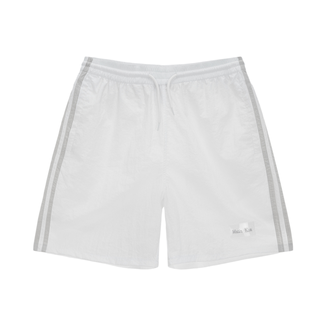 MK2434PT539HWH Matin Kim Side Point Nylon Half Shorts White