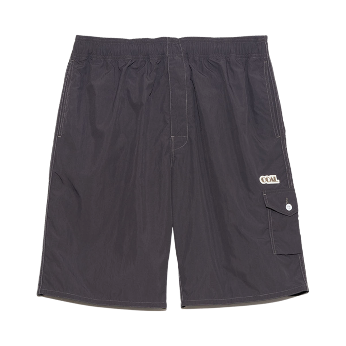 S25SD025 Nanamica Deck Shorts Charcoal Gray