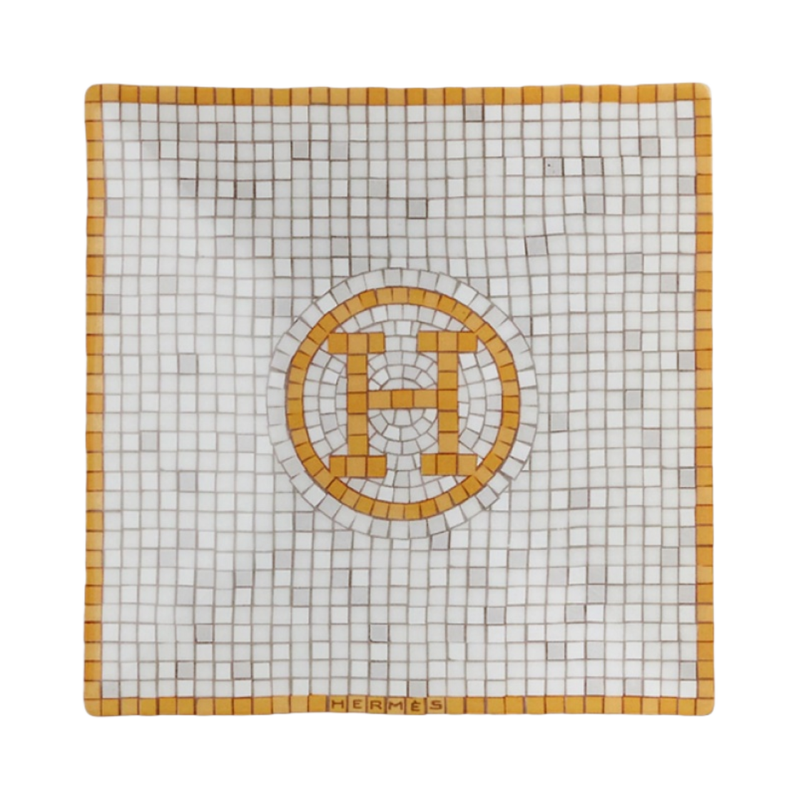 에르메스 모자이크 오 24 스퀘어 플레이트 넘버1 골드 (1개입)(Hermes Mosaique Au 24 Square Plate n°1 Gold (1 Plate))