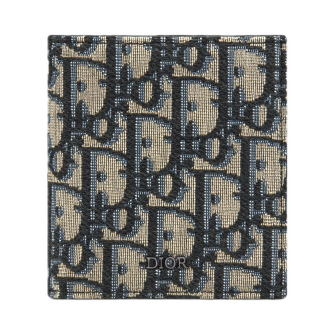디올 컴팩트 버티컬 지갑 베이지 블랙 디올 오블리크 자카드(Dior Compact Vertical Wallet Beige Black Dior Oblique Jacquard) - 1