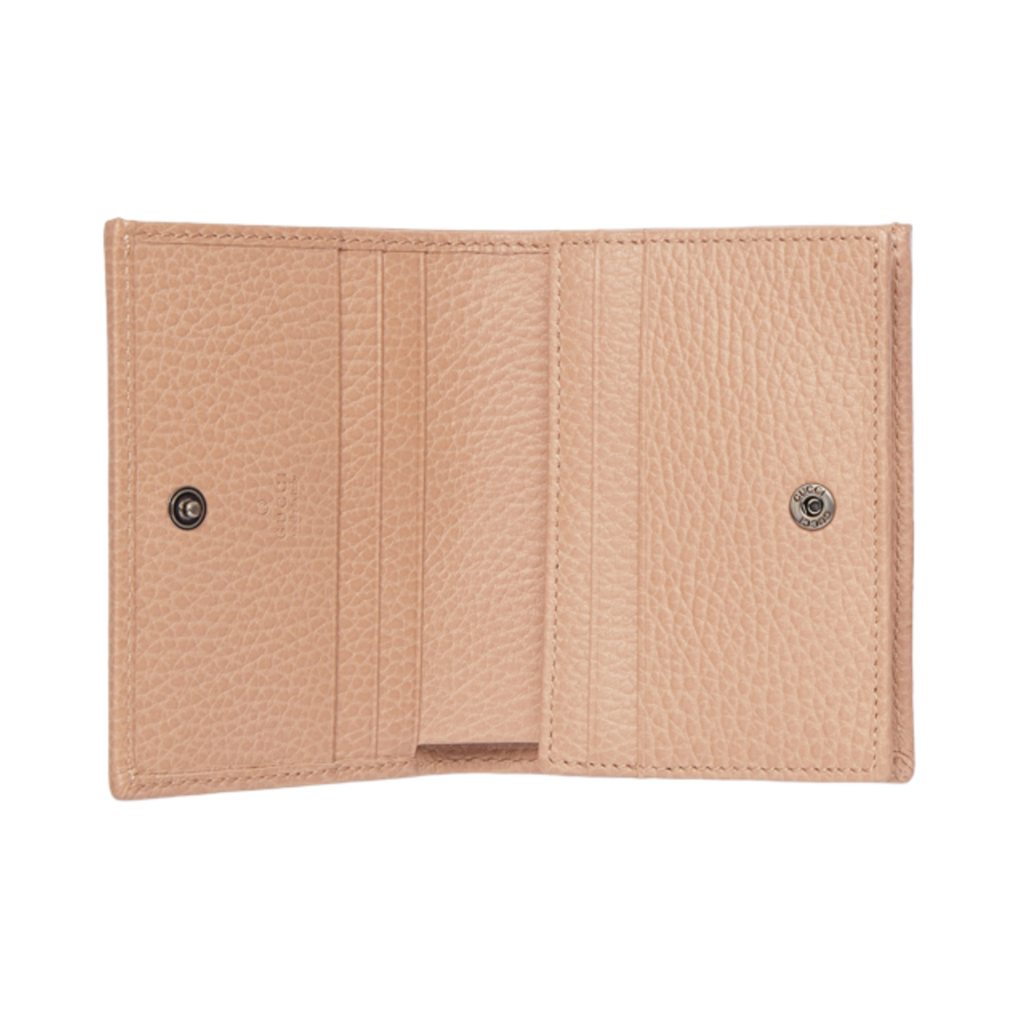 구찌 GG 마몽 카드 케이스 지갑 로즈 베이지 레더(Gucci GG Marmont Card Case Wallet Rose Beige Leather) - 2