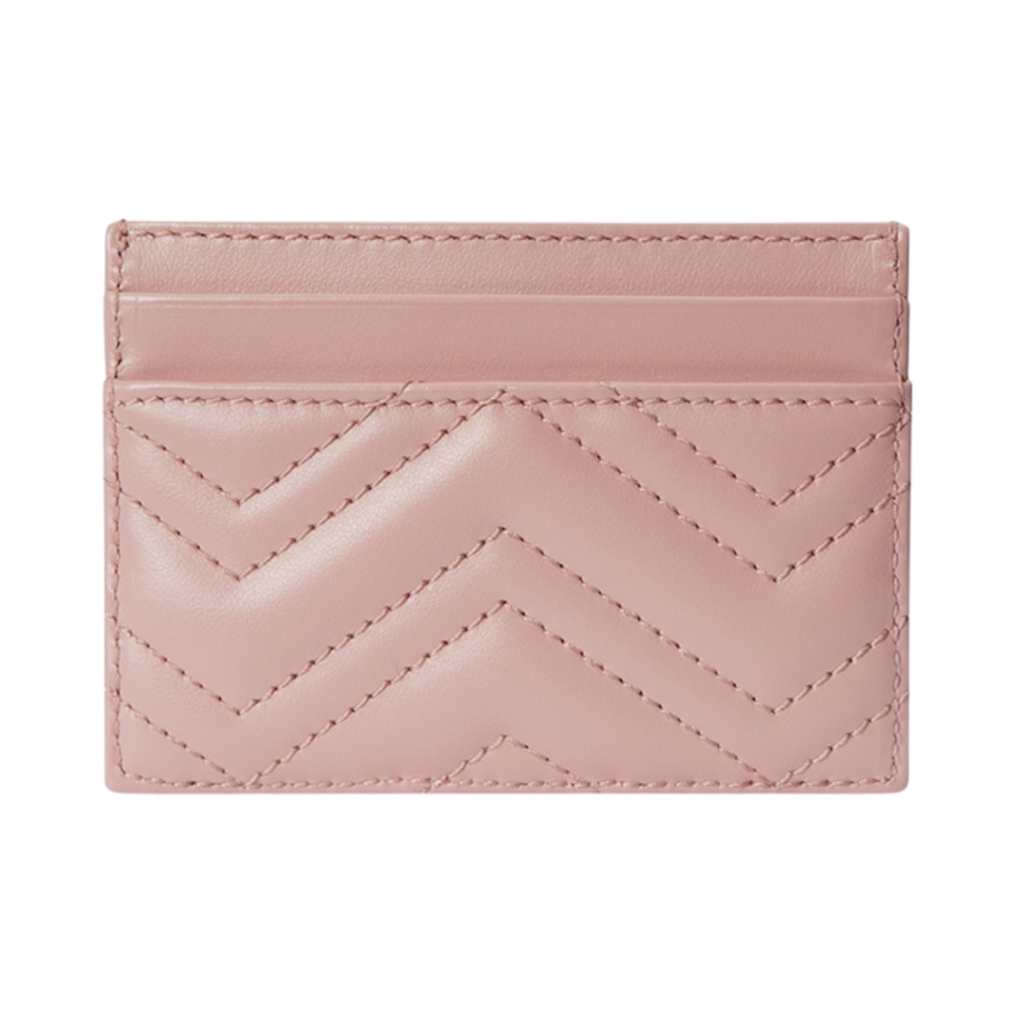구찌 GG 마몽 마틀라세 카드 케이스 라이트 핑크 레더(Gucci GG Marmont Matelasse Card Case Light Pink Leather) - 3