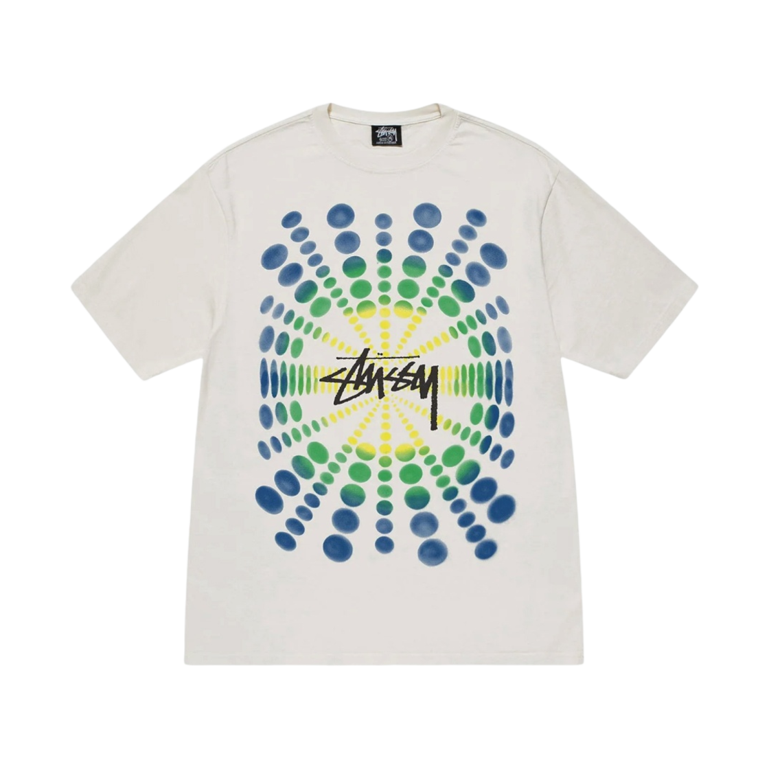 스투시 아티쿠스 피그먼트 다이드 티셔츠 내츄럴