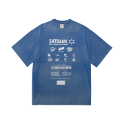 [KREAM 단독] STU Spray Bank Printing T-Shirt Blue